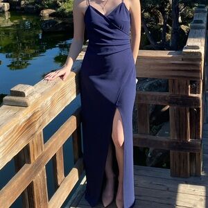 Navy blue formal dress